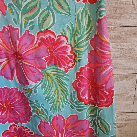 Lilly Pulitzer Taytay Dress Shorely Blue Bellina, Size 6 - Picture 4 of 12